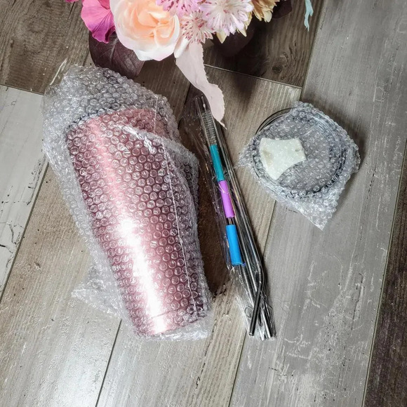 NWT MUTNITT 30oz Double Wall Stainless Steel Tumbler, Straws, Lids & Cleaner Set - Picture 2 of 16